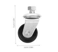Artibetter Heavy Duty Horizontal Jack Caster Wheels Replacement for Hydraulic Floor Jack Swivel Casters for Smooth Mobility and Professional Mechanic Use
