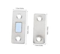 ARTIBETTER Invisible Cabinet Magnet Latch with Screws and Adhesive Steel Magnetic Door Catch for Sliding Doors Closets Glass Cabinets and Adhesive Magnets for Secure Closure