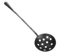 Artibetter Iron Skimmer Ladle for Sewer - Long Handle Gutter Debris Removal Tool - Sewer Sludge Removal Scoop for Drainage System Maintenance Pipeline Cleaning