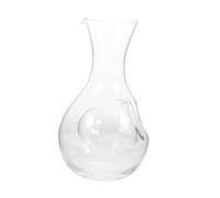ARTIBETTER Japanese Glass Sake Bottle with Ice Cavity Transparent Cold Sake Wine Carafe with Slanted Mouth for Smooth Pouring Enhanced Chilling for Bars and Restaurants