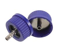 Artibetter Laboratory Filling Cap Precise Feed Function 2pcs Stainless Steel Gl45 with Single or Dual Port Construction, Plastic and Stainless Steel Material Suitable for Research