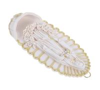 ARTIBETTER Lady Resin Holy Water Font for Wall Mount, Catholic Religious Decor for First Communion and Confirmation, Sacred Home Entrance Ornament for Prayer Altar