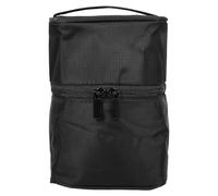 Artibetter Large Capacity Waterproof Toiletries Makeup Bag in Cylinder Shape, Nylon Material with Smooth Zipper, Portable Cosmetic Organizer for Travel and Storing Cosmetics at Home