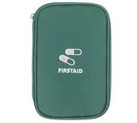 ARTIBETTER Large Portable First Aid Bag with Oxford Fabric, Zippered Medicine Pouch for Outdoor Camping and Household Emergency, Green Travel Nursing Storage Organizer