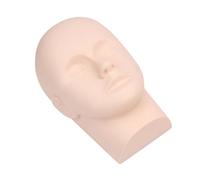 Artibetter Lash Extension Practice Mannequin Head Skin Tone, Eyelash Training Manikin for Cosmetology Makeup, Professional Practice Head for Eyelash Extensions and Beauty Training