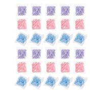 Artibetter Laundry Odor Remover Scent Booster Beads 30pcs for Garments and Clothes, Suitable for Machine and Hand Washing, Fabric Softener with Assorted Blue, Pink, Purple Colors