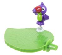 ARTIBETTER Leaf-shaped Bird Perch Platform for Cockatiels Parakeet Cage Accessories Plastic Stand for Parrot Playground and Foraging in Birdcages