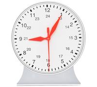 Artibetter Learn to Tell Clock Model Educational for Movable Hands Stable Plastic Teaching Aid for School Learning and Early Reading Practice