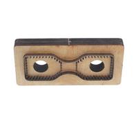 Artibetter Leather Cutting Die for Strap Head with Wood and Metal Material, Sharp Edge for Handmade Crafts and Thick Leather Cutting, for Belt Making and Rope Making by Amateurs