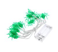 Artibetter LED Halloween Spider String Lights Green Decorative Light String Battery Powered for Spooky Flexible Eco Friendly Safe and Durable Design