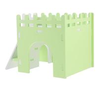 Artibetter Light Green Pvc Tunnel for Small Rabbit and Rat, Multipurpose Guinea Pig Hideout House for Relax and Sleep, Small Animal Habitat Hide and Play Accessory