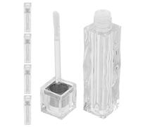 ARTIBETTER Lip Gloss Tubes and Waveshaped Grooves with Ice Cube Inspired Design 5pcs as Material Cosmetic Containers, Structurally Stable and Comfortable to Hold, for Cosmetic Shelf