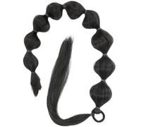 ARTIBETTER Long Black Ponytail Hair Extension Wig for Women with Wrap around Design, 75cm High Temperature Silk Material, Adds Volume and Smooth Texture, for Holiday and Carnival