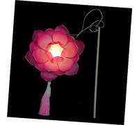 Artibetter Luminous Lotus Lamp Handheld LED Chinese Style Lamp for Festival Decor and Ancient Costume Show Portable Light for Pictures