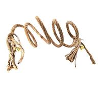 Artibetter Macaw Parrot Climbing Rope 2M Grey Pet Pendant Rope for Medium Large Birds Bird Cage Plaything