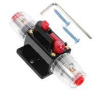 ARTIBETTER Manual Reset Circuit Breaker Inline Fuse Holder Quick Installation Overload Protection Vibration Resistant for Car Boat Industrial Electrical Systems