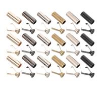 ARTIBETTER Metal Cord Tip Ends for Bags and Sweatshirts Adapt to Different Cord Sizes 18pcs Alloy Shoe Lace Tips with Secure Drawstring Function for Hoodies and Drawstrings