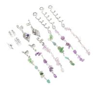 Artibetter Metal Hair Braid Jewelry Clips with Stone Charm, Resistant to Fading and Sturdy Dreadlock Hair Accessories for Stylish Crochet Braids and Everyday Wear