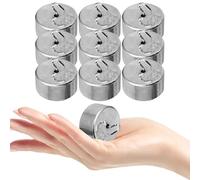 Artibetter Metal Hook Weights Silver 50g Each Lightweight Portable Set of 10 Hook Code for Mechanics Experimental Physics Teaching Laboratory Use