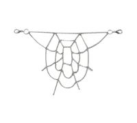 Artibetter Metal Pants Chain with Spider Web Design Gothic Punk Decorative Belt for Jeans Men Goth Accessories Stylish Trousers Chain for Unique Streetwear