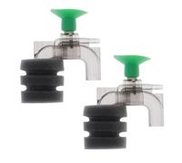 Artibetter Mini Aquarium Sponge Filter and Quiet Operation Sturdy Plastic and Filter Sponge Material 2pcs with Strong Suction Cup for Home Fish Tank Use, Suitable for Fish and Shrimp
