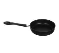 Artibetter Mini Fry Pan, Non Stick Iron Skillet for Eggs and Sliders | Black round Design, Handle Included, Induction Ready, Suited to Dorm Rooms and Single Serve Cooking