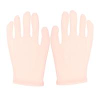 Artibetter Moisturizing Spa Gloves for Dry Hands Lightweight Breathable Hand Care Covers for Women Men Cotton Bamboo Charcoal Fiber for Overnight Moisturizing and Skin Protection