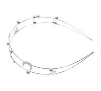Artibetter Moon for Festivals Women Silver Star and for Headband Comfortable Elegant Fit Zinc Alloy Accessory Stylish Hair Casual Day out Girls