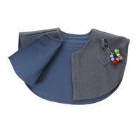 Artibetter Multi-functional Navy Cloth Parrot Shoulder Pad with Anti Bite and Anti Poop Features, Easy to Put and Take, for Bird Decoration and Shoulder Protection Random Color