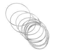 Artibetter Multi Layer Stackable Bracelet Set 12Pcs Alloy for Women Boho Style Suitable for Weddings and Casual Events