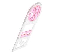 ARTIBETTER Multifunctional Geometric Drawing Ruler Set for Junior High Students Draft Measuring Template for School Design for Precision Drawing and Craftwork