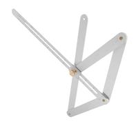 Artibetter Multifunctional Long Protractor Angle Finder Miter Measuring Tool for Woodworking Carpentry Window Door Installation and Ceiling Corner Measurement