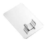 Artibetter Nail Art Mixing Palettes with Finger for Blending and Mixing Colors with Finger 2pcs Stainless Steel Medium Size, for Nail Art and Makeup at Home Or Personal Use