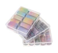 Artibetter Nail Art Stickers Elegant Charming Style Assorted Colour Paper Material 3 Boxes Practical and Decorative Effect and for Do Your Own Nail Art at Home