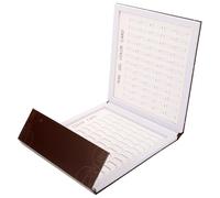 Artibetter Nail Color Easy to Store with 120 Spaces Display Book 120 Colors Abs and Paper Material Stand on The Table Design for Manicure and Pedicure Use