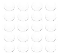 Artibetter Nail Colour Display Tips with Convenient Display and Aesthetic Appeal round 20pcs Glass Cabochons for Nail Art Designs Suitable at Home