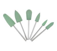 Artibetter Nail Drill Bits Trimming Tools Cone-shaped 6pcs for Acrylic Nails Small Size Made of Stainless Steel and Professional Manicure Accessories and Beauty Parlors