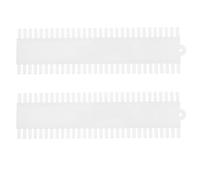 Artibetter Nail Polish Practice Display Board Single-sided Nail Art Display Stand Abs Material Beige 2pcs with 60 Colour Samples for College