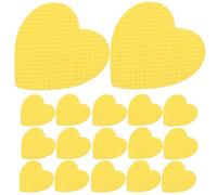 Artibetter Nail Polish Remover Pads Cotton Heart-shaped 200pcs Lightweight Cleaning Reusable, Reusable Cotton Wipes for Gel Nails and for Travel