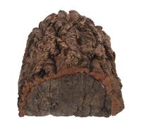 Artibetter Natural Cork Bark Gecko Hideout with Multiple Hiding Spots and Realistic Wooden Look, Arch Shape Reptile Cave Hide Box for Lizard and Crested Gecko in Terrarium Décor