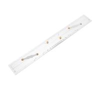 ARTIBETTER Navigation Parallel Ruler Transparent Acrylic Pull Design Accurate Chart Measuring Tool for Ship Captains Pilots Ocean Research