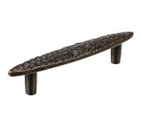 Artibetter New Chinese Style Cabinet Handles Zinc Alloy Vintage Antique Pattern Pulls with 75mm Hole Distance Easy Installation for Kitchen and Closet Door Hardware