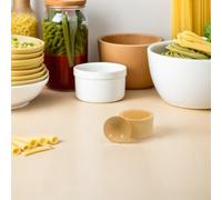 ARTIBETTER No Drop Bottle Holder Silicone Upside down Spice Bottle Storage Ring Yellow Refrigerator Door Cooking