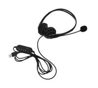 Artibetter Noise Cancelling USB Headset with Microphone Comfortable Over-ear Wired Headphones for Clear Calls Online Courses Business Call Center Use Compatible with Laptop