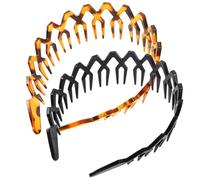 Artibetter Non- Hair Comb Headbands Hair Bands for Women 2pcs Lightweight and Practical Attractive and Fashionable for Washing Face and Taking Shower