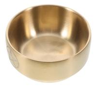 Artibetter Offering Bowl with Pentagram Design Exquisite Craftsmanship Golden Brass Multifunctional Ritual Offering Cup for Altar Use for Traditional Rituals and Home Decoration