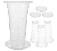 Artibetter Orchid the Hanging Plant Many with Planter Drainage Plastic Holes Pots and Openings Side, Decorative Containers for Propagation Use Succulent Indoor