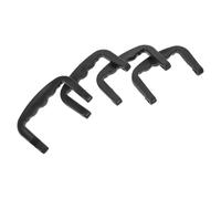 Artibetter Outdoor Cage Handle Plastic Cage Handle Replacement 4pcs Black Comfortable Hand Grip for Dog Cat Pet Cage
