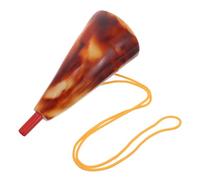 Artibetter Ox Horn Viking Trumpet Intricately Carved Design for Festivals and Ceremonies, Medieval Battle Horn Cheering Prop Versatile Use and Unique Decoration in Khaki Random Color