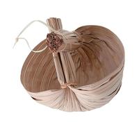 Artibetter Palm Leaves Dessert Bowl 5.91X3.94In Natural Eco-Friendly Holder for Smoothie Fruit Soup and Salad Serving Tray Handmade Thai Style